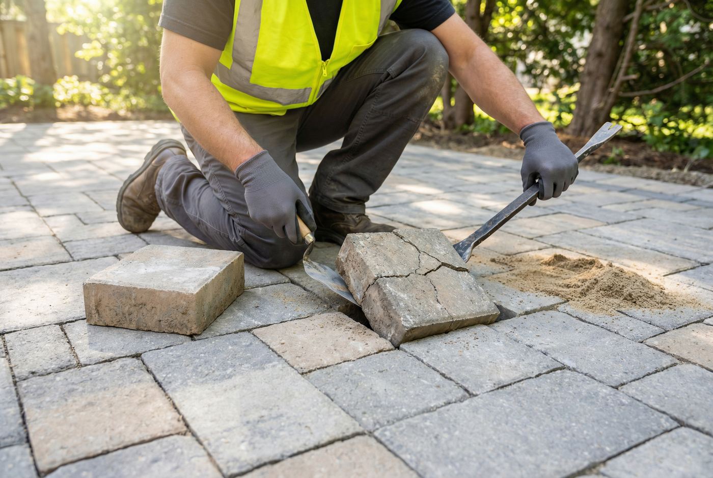 Concrete Paver Repair